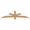 Ekena Millwork Alberta Smooth Timber Gable Bracket, Western Red Cedar, 96"W x 24"H x 1 1/2"D x 5 1/2"F, 6/12 Pitch GBW096X24X0206ALB00SWR - alternate 1